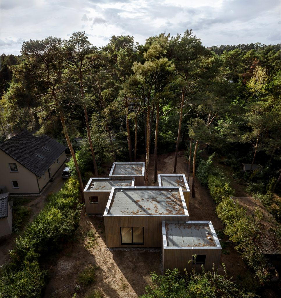 Haus Koeris timber house in Klein Köris, Germany, by Zeller & Moye