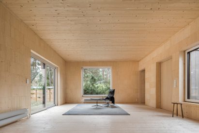 Haus Koeris timber house in Klein Köris, Germany, by Zeller & Moye
