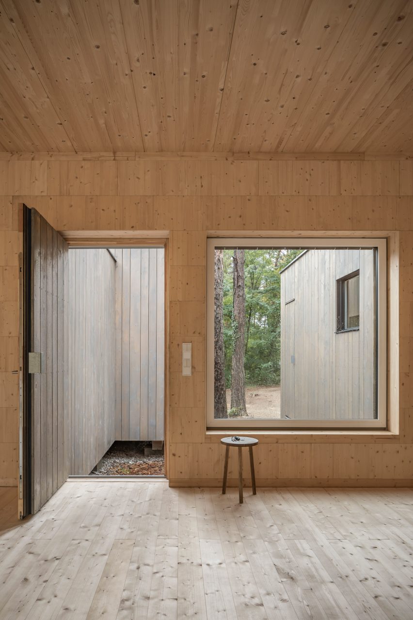 Haus Koeris timber house in Klein Köris, Germany, by Zeller & Moye