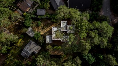 Haus Koeris timber house in Klein Köris, Germany, by Zeller & Moye