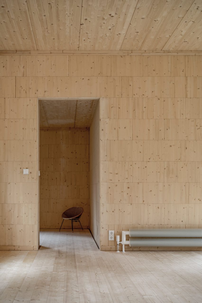 Haus Koeris timber house in Klein Köris, Germany, by Zeller & Moye