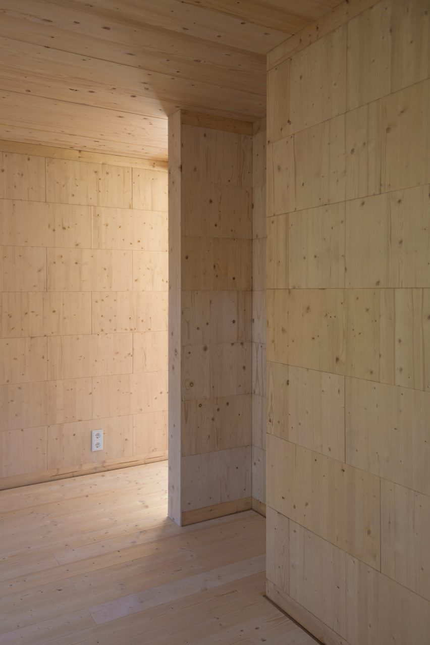 Haus Koeris timber house in Klein Köris, Germany, by Zeller & Moye
