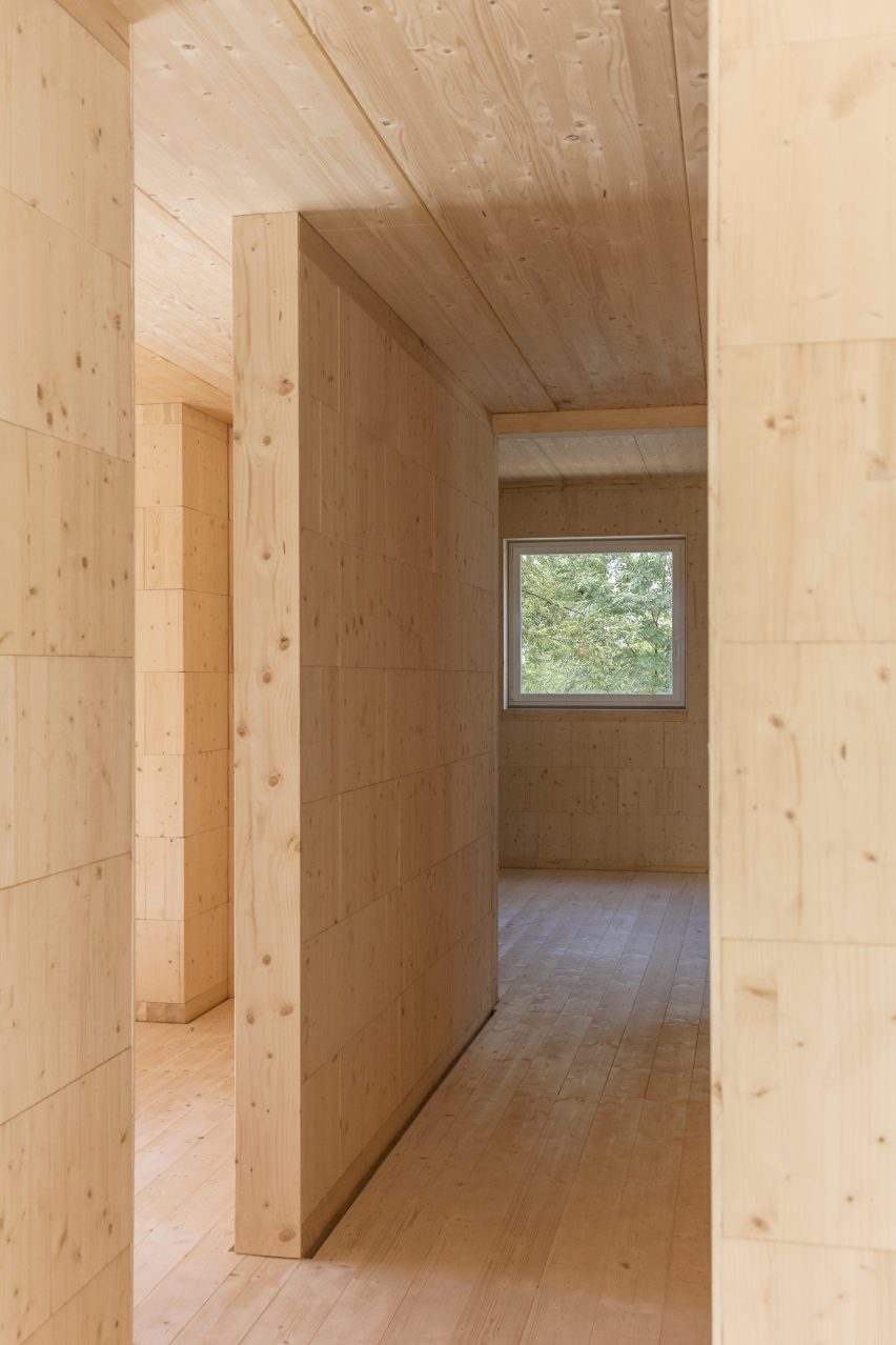 Haus Koeris timber house in Klein Köris, Germany, by Zeller & Moye