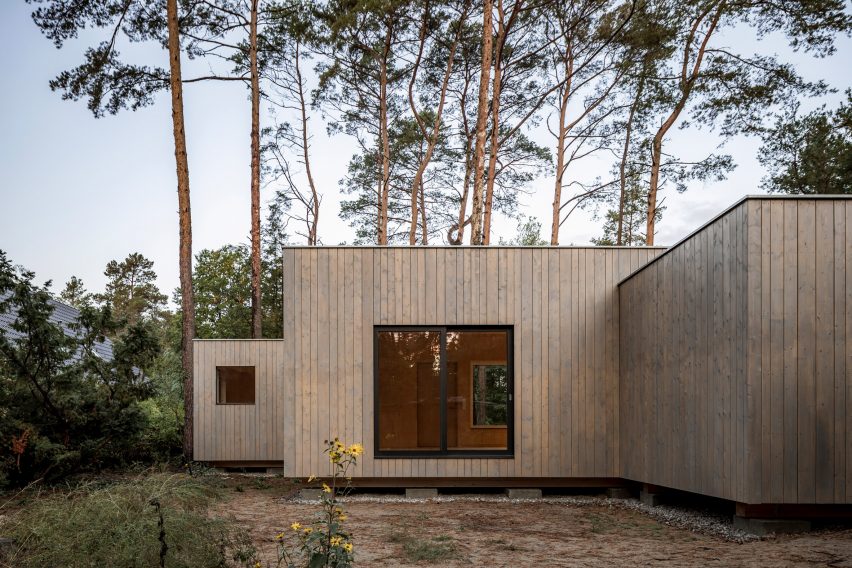 Haus Koeris timber house in Klein Köris, Germany, by Zeller & Moye