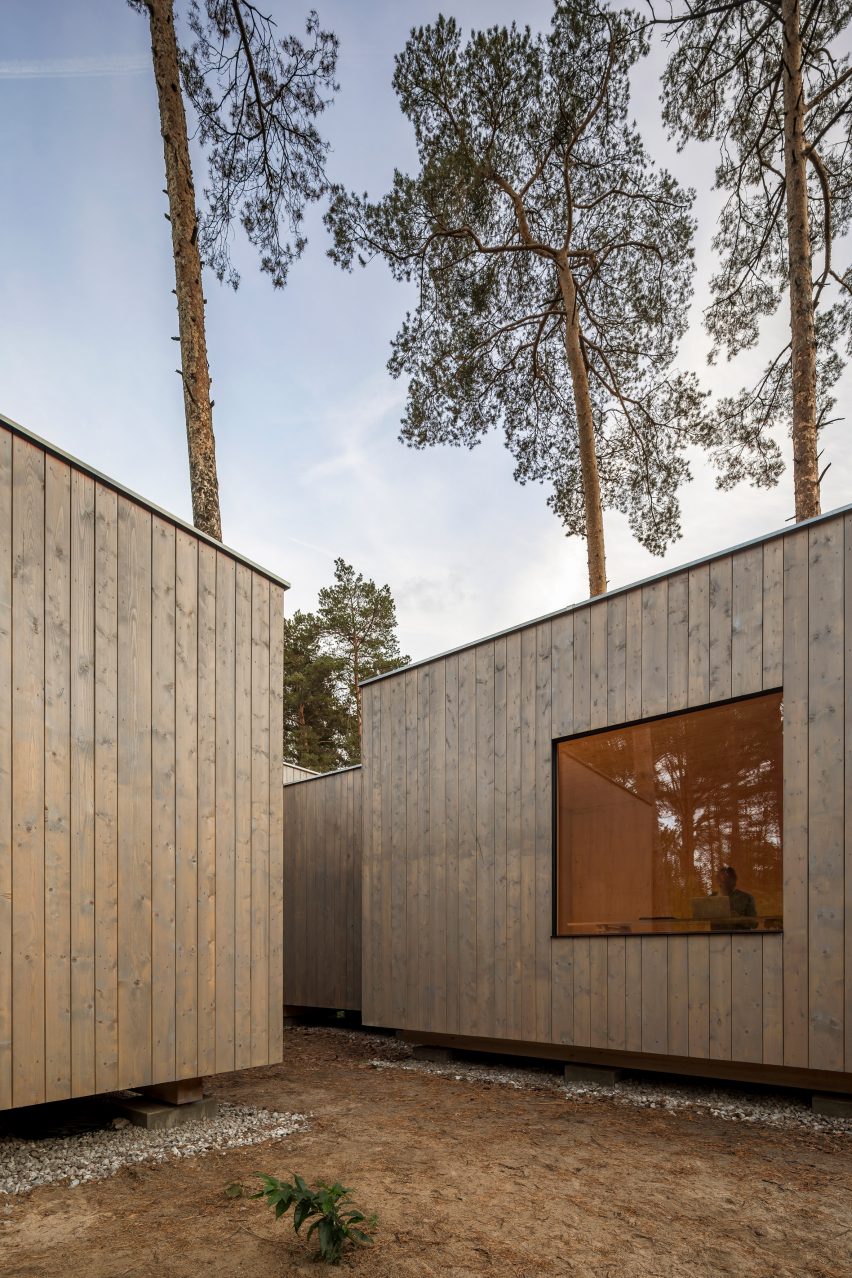 Haus Koeris timber house in Klein Köris, Germany, by Zeller & Moye