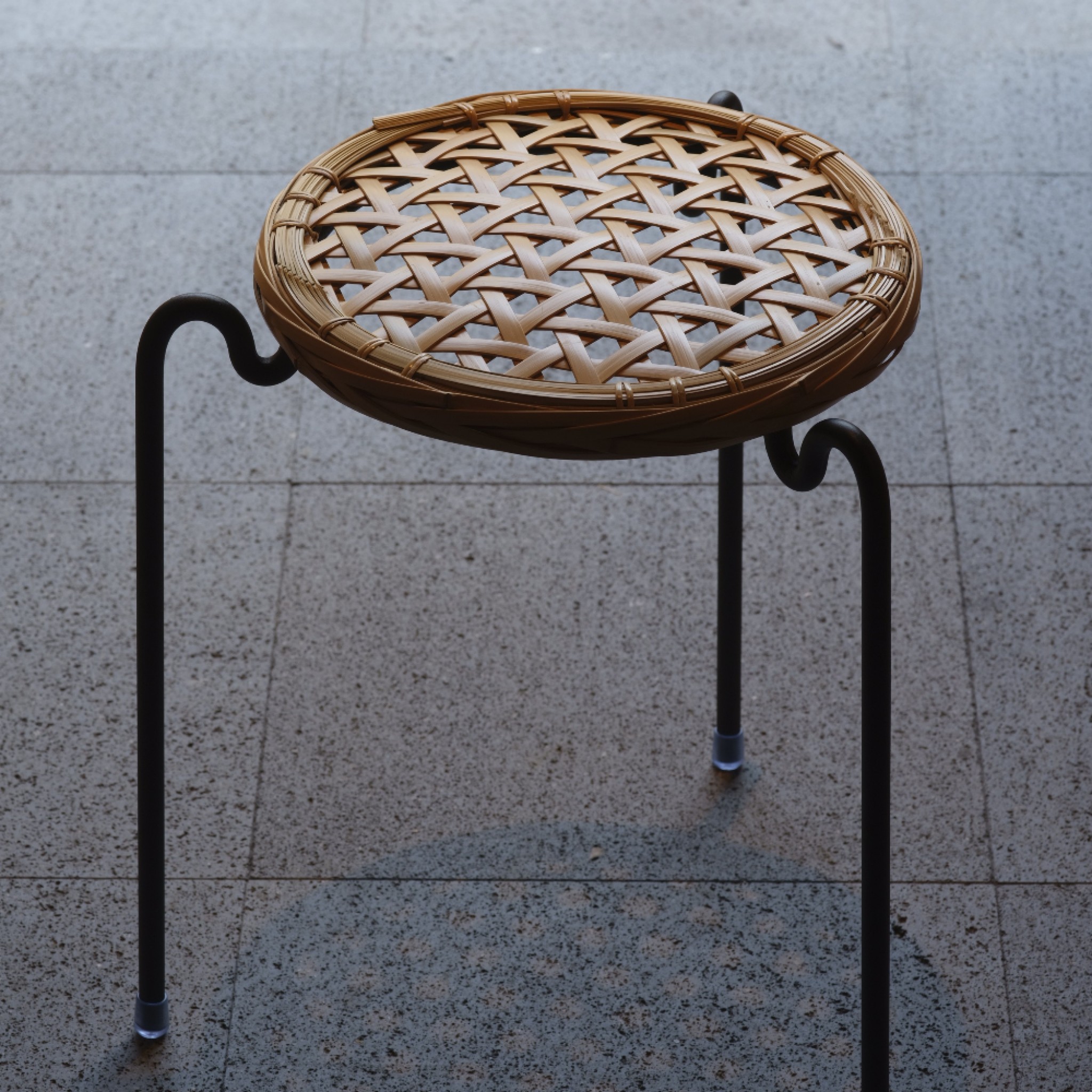 Zalue Bamboo Basket Stool