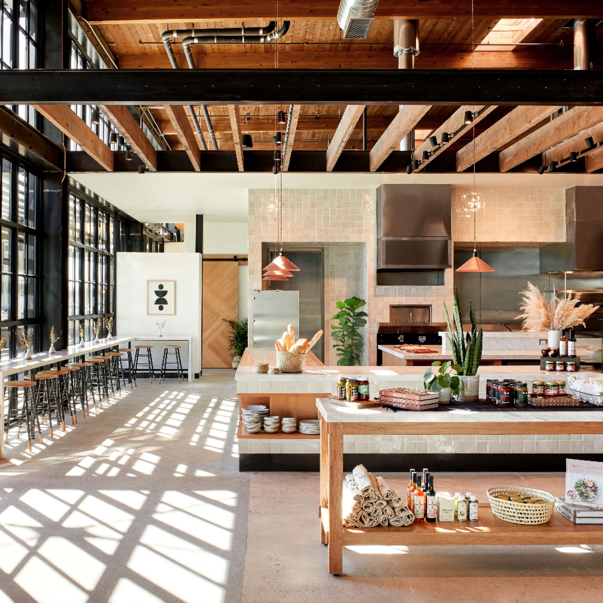 Mercantile Cafe and Wine Bar by Islyn Studio