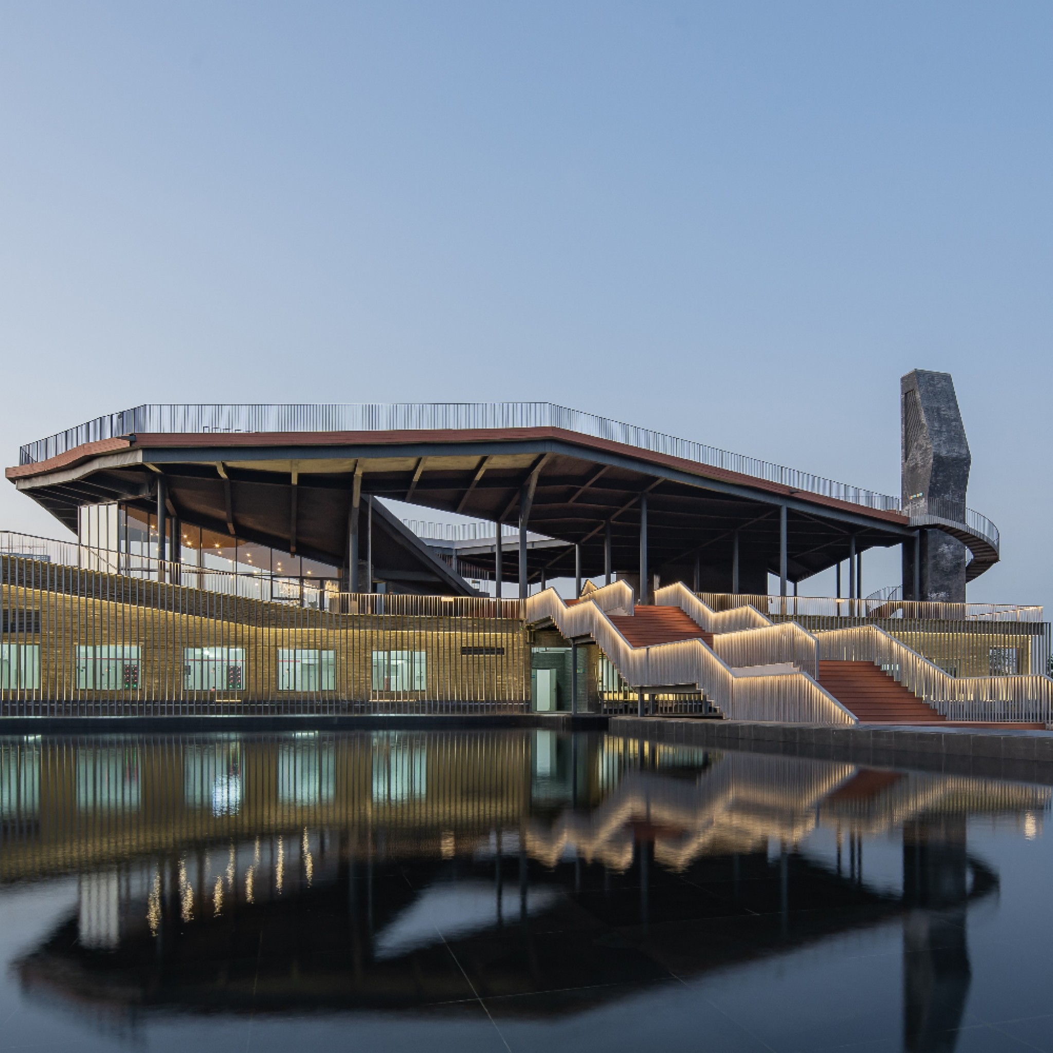 Pingshan River Water Purification Station by NODE