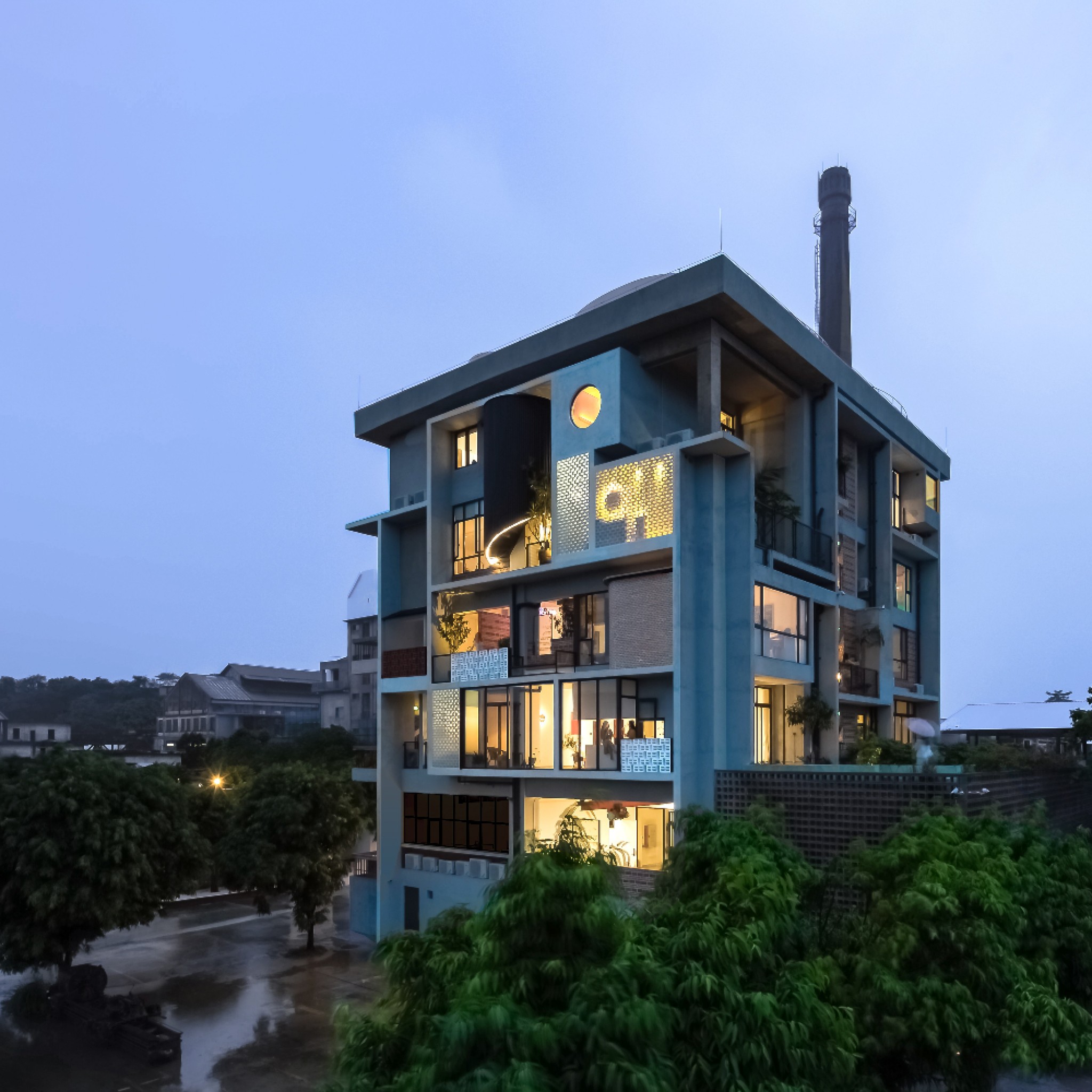 The Borderless Community of Zi Ni Twelve Portals by Fei Architects