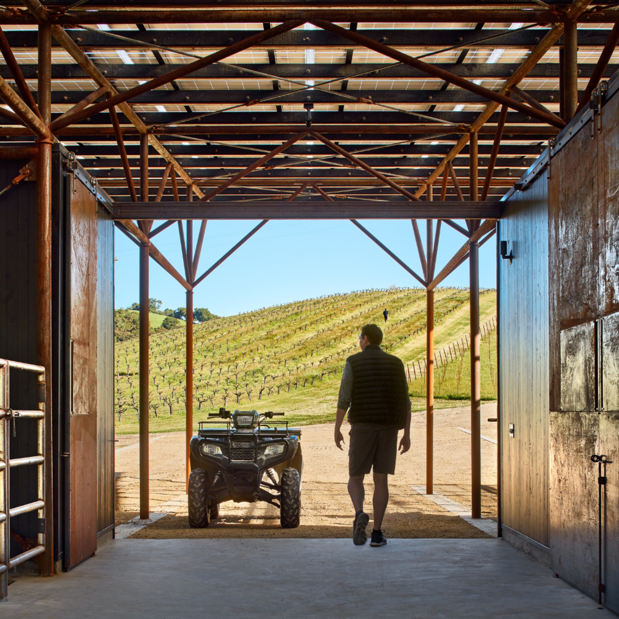 Saxum Vineyard Equipment Barn by Clayton & Little
