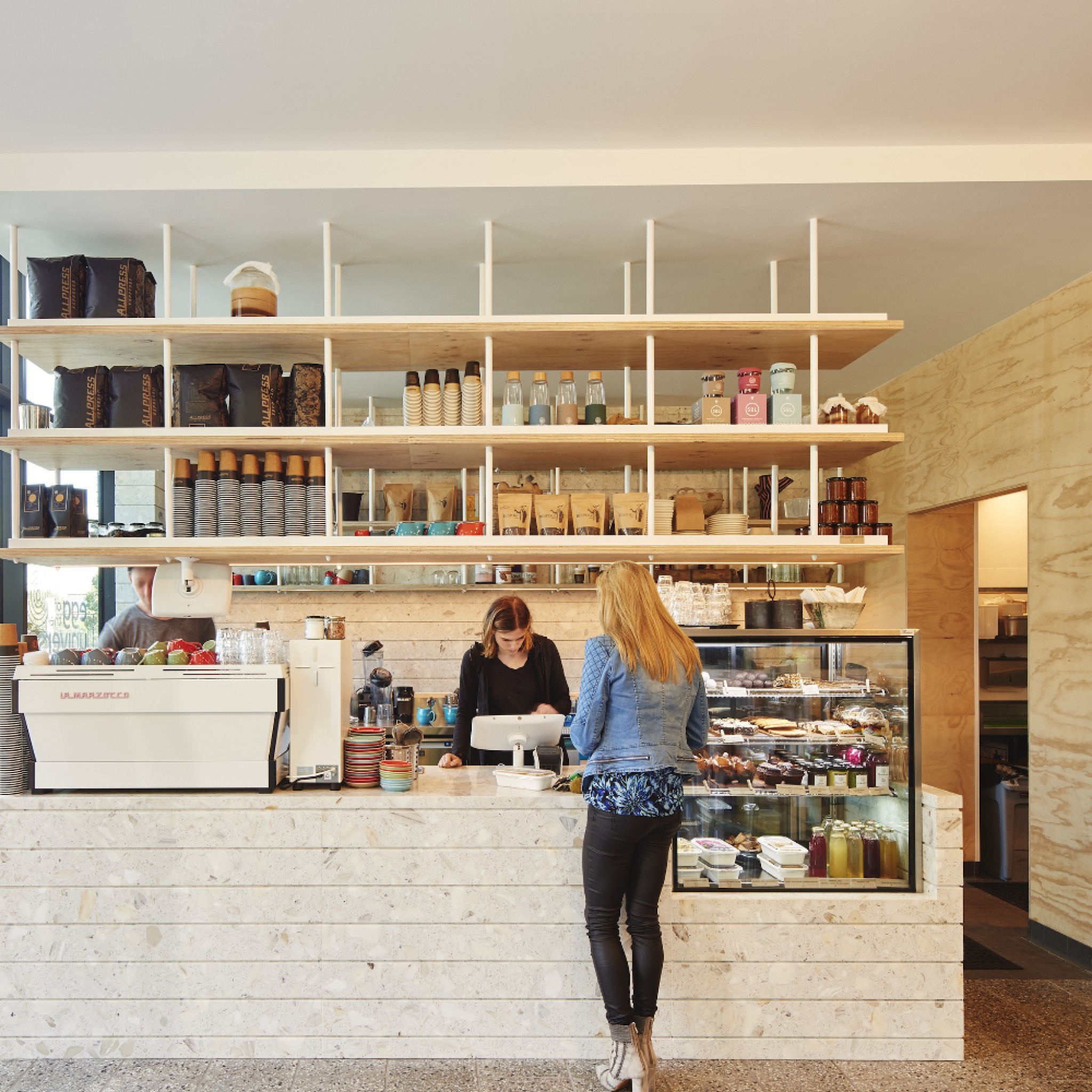 Egg of the Universe Wholefoods Cafe by Brewer Architects