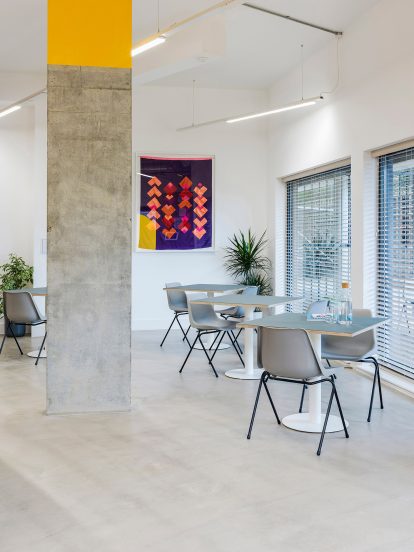 ARC Club co-working office in Homerton, London designed by Caro Lundin