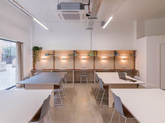 ARC Club co-working office in Homerton, London designed by Caro Lundin