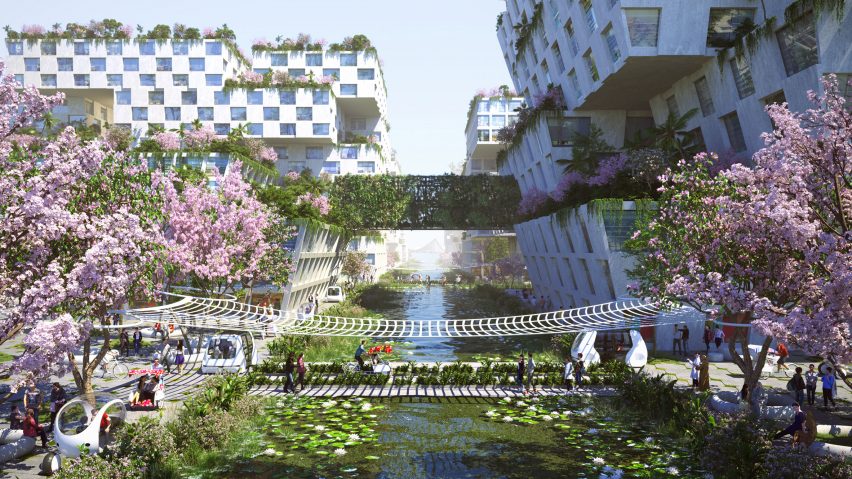 BiodiverCity masterplan by BIG for Penang Island