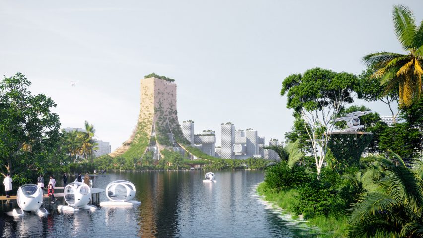 BiodiverCity masterplan by BIG for Penang Island