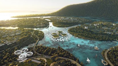 BiodiverCity masterplan by BIG for Penang Island