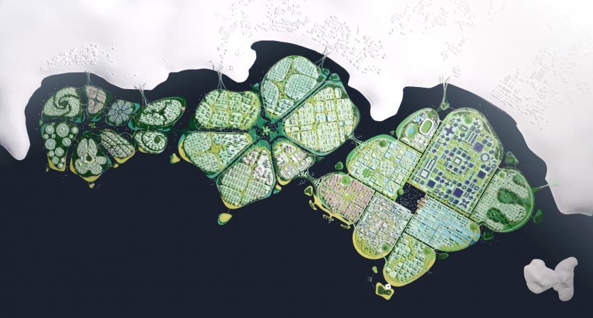 BiodiverCity masterplan by BIG for Penang Island
