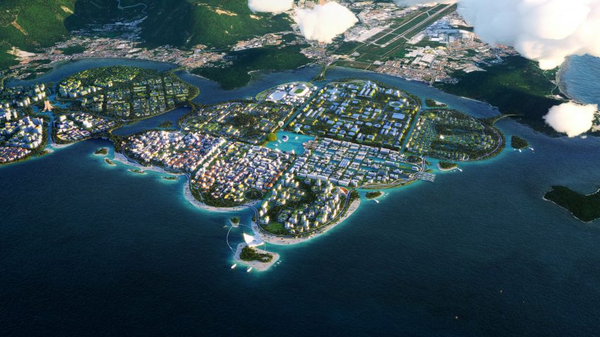 BiodiverCity masterplan by BIG for Penang Island