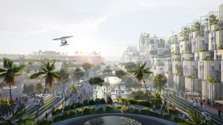 BiodiverCity masterplan by BIG for Penang Island