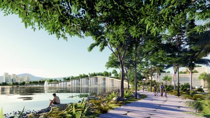 BiodiverCity masterplan by BIG for Penang Island