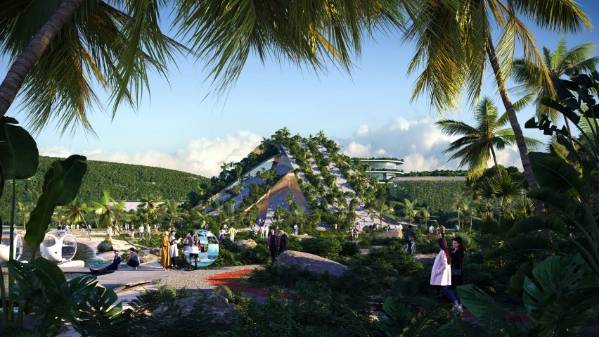 BiodiverCity masterplan by BIG for Penang Island