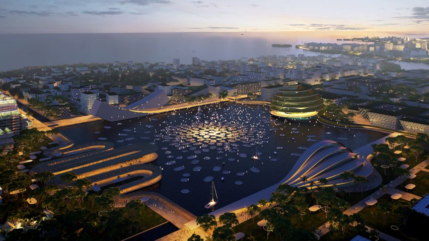 BiodiverCity masterplan by BIG for Penang Island