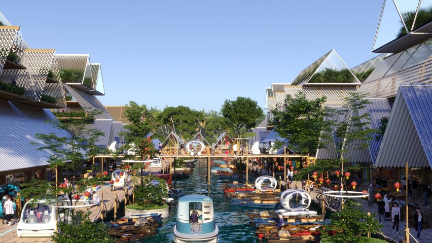 BiodiverCity masterplan by BIG for Penang Island