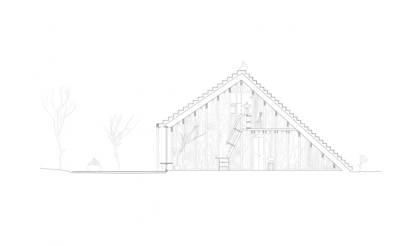 Cabin Thunder Top ski by Gartnerfuglen Arkitekter in Norway