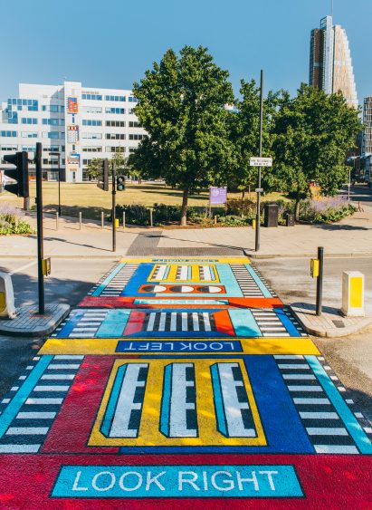Camille Walala artwork pays homage to West London architecture