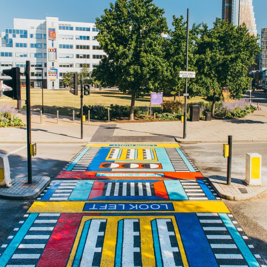 Camille Walala artwork pays homage to West London architecture