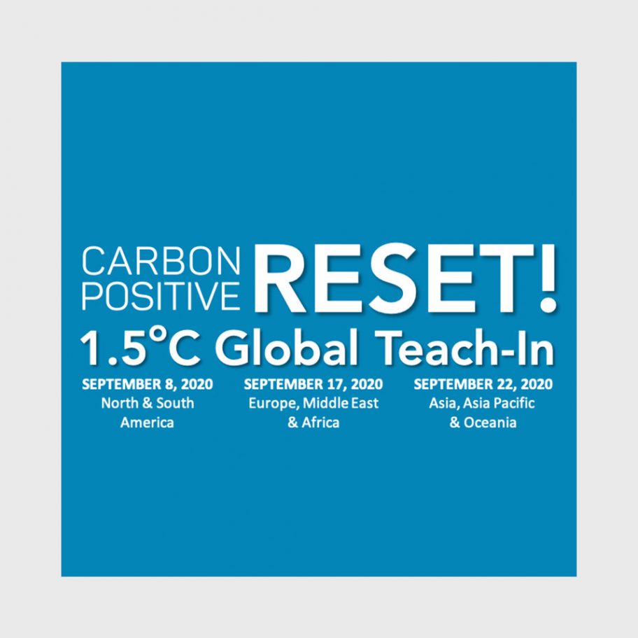 CarbonPositive Reset! 1.5ºC Global Teach-In