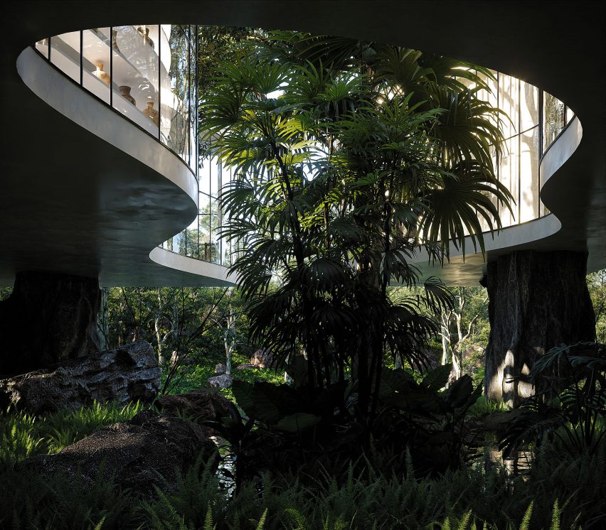 Casa Atibaia renderings designed by Charlotte Taylor and Nicholas Préaud