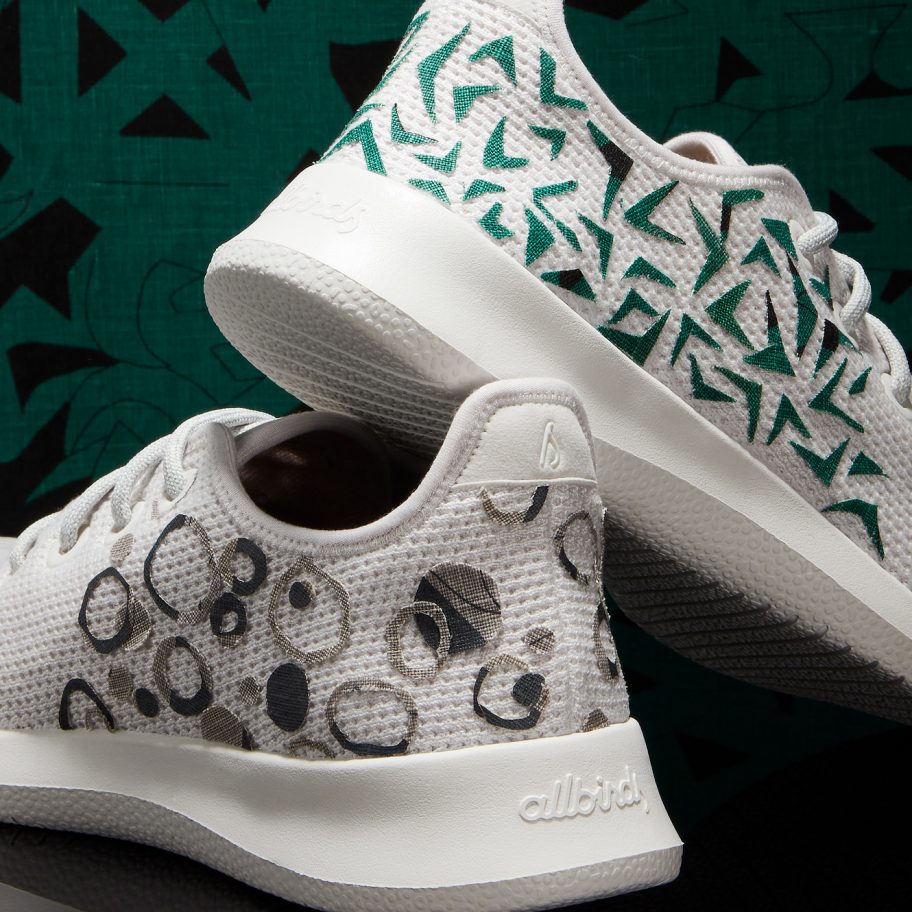 Chrissa Amuah animates Allbirds shoes with Ghanese Adinkra symbols