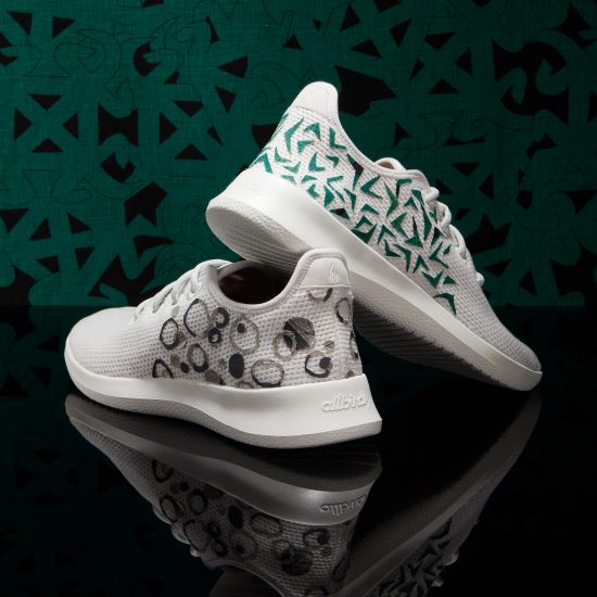 Chrissa Amuah animates Allbirds shoes with Ghanese Adinkra symbols
