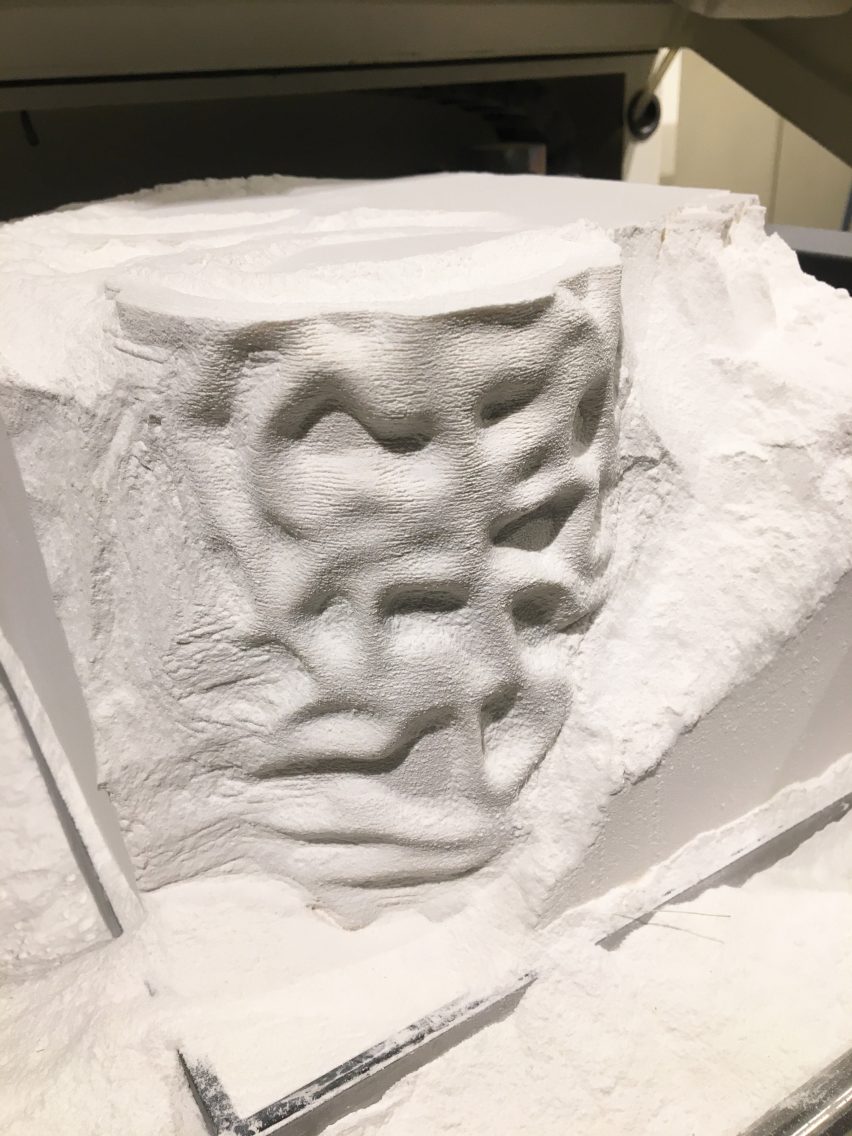 Coral Carbonate 3D-printed units by Objects and Ideograms