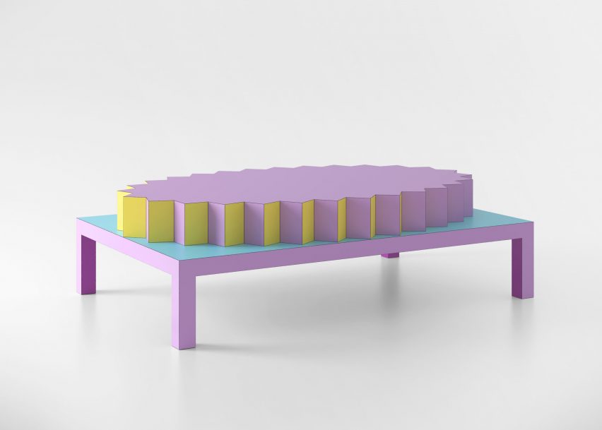 Designers draw on Memphis and pop art movements to reinterpret De Rosso furniture