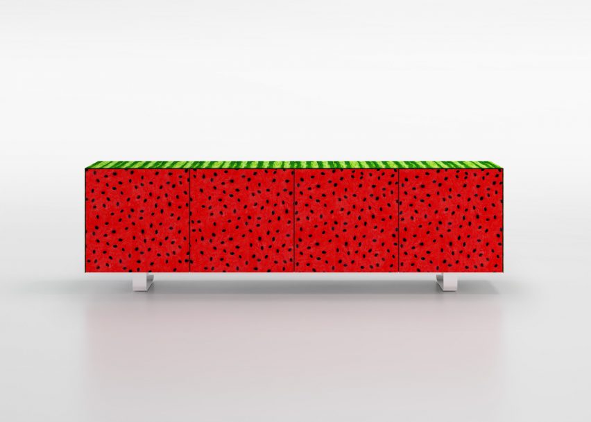 Designers draw on Memphis and pop art movements to reinterpret De Rosso furniture