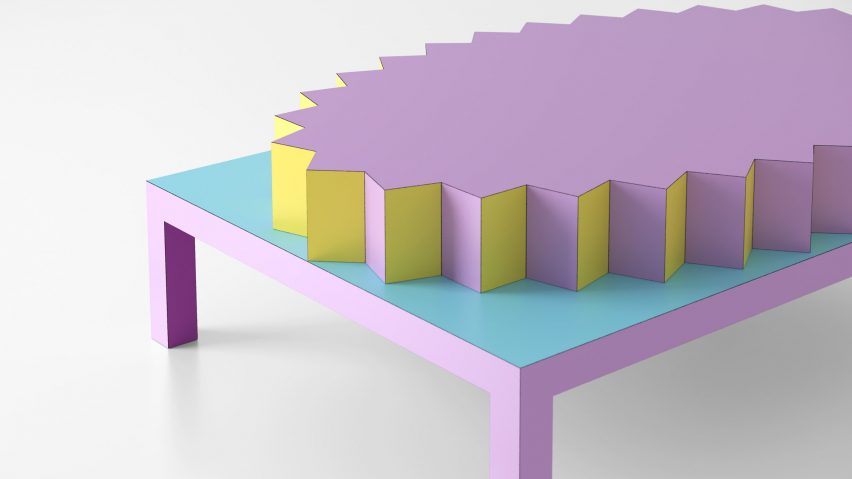 Designers draw on Memphis and pop art movements to reinterpret De Rosso furniture