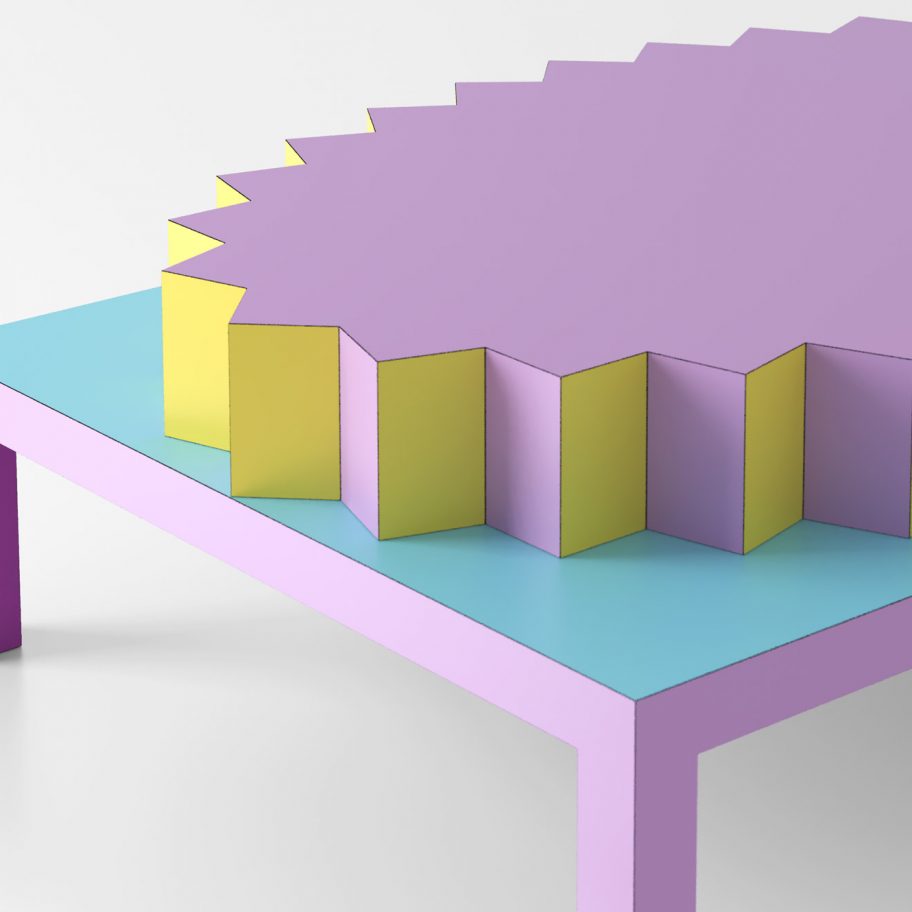 Designers draw on Memphis and pop art movements to reinterpret De Rosso furniture