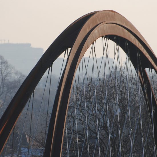 Chiswick Park Footbridge by Useful Studio