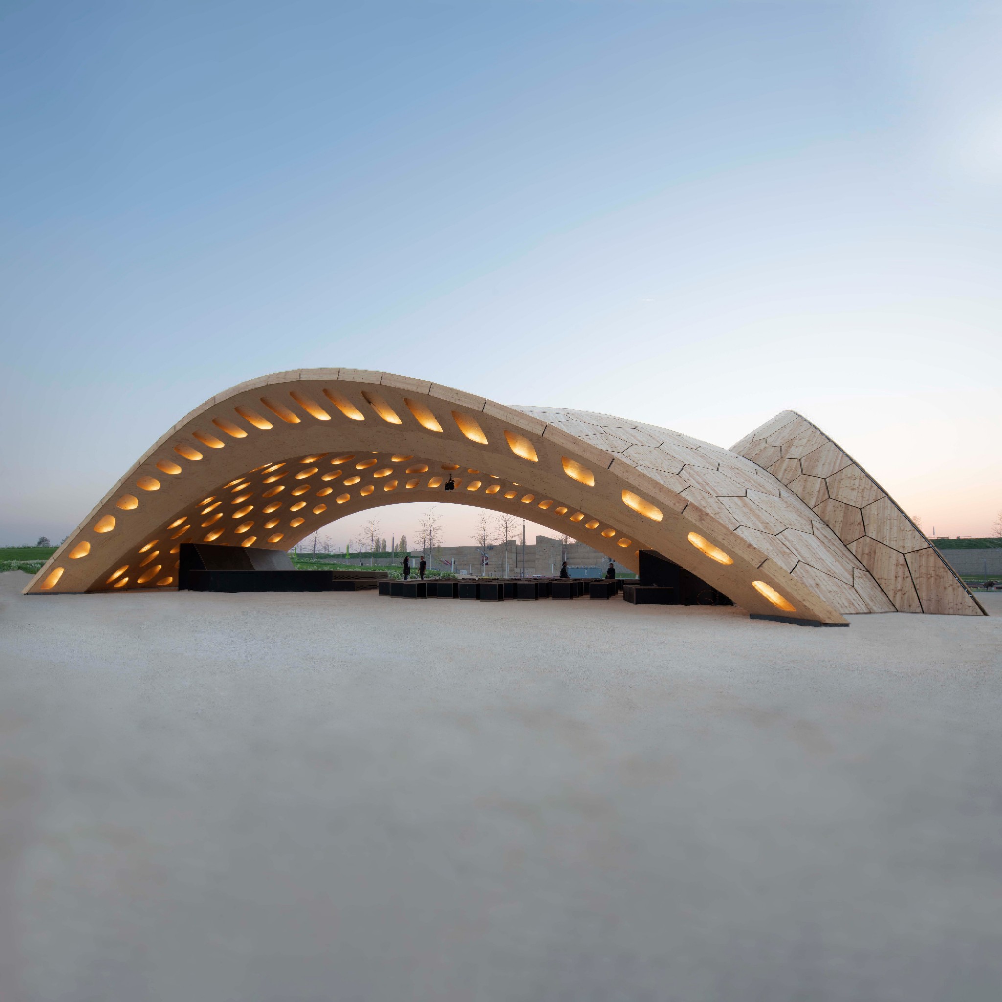 BUGA Wood Pavilion by University of Stuttgart