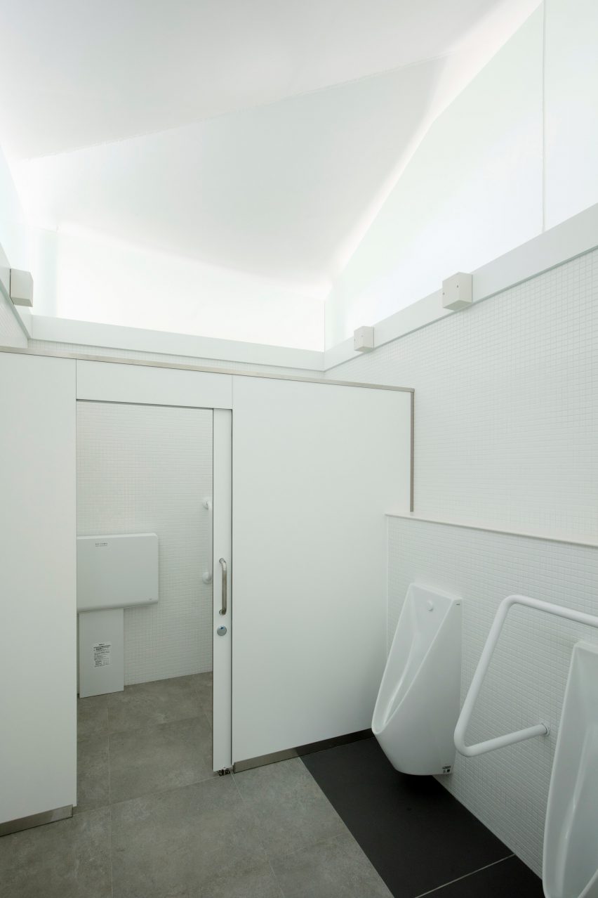 Public toilet in Tokyo's Ebisu East Park by Fumihiko Maki