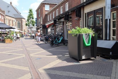 GreenPee sustainable urinal planter in Amsterdam