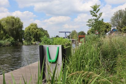 GreenPee sustainable urinal planter in Amsterdam