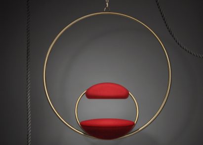 Hanging Hoop Chair by Lee Broom