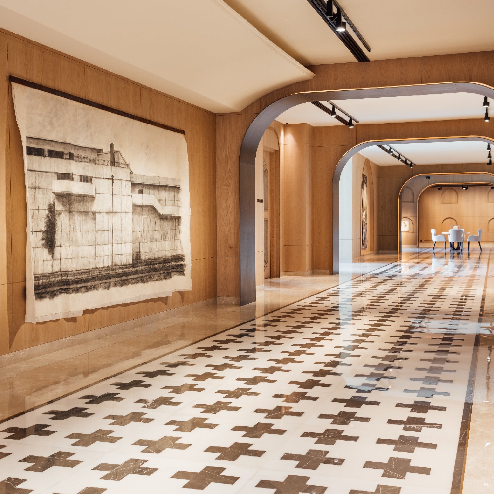 Zydus Cadila Chairman’s Office Floor by Iram Sultan Design Studio