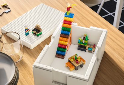 IKEA and Lego release Bygglek storage boxes that double up as building bases