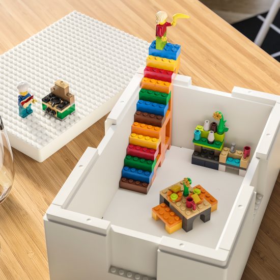 IKEA and Lego release Bygglek storage boxes that double up as building bases