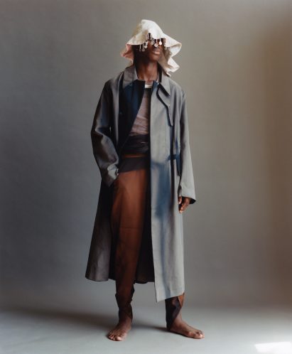 Jiyong Kim bleaches reclaimed textiles through months-long sun exposure