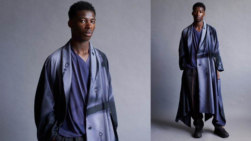 Jiyong Kim bleaches reclaimed textiles through months-long sun exposure
